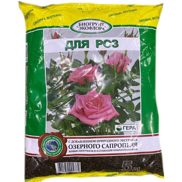 Грунт – " Роза " – 5л – 10штуп – БиоГрунт – Гера