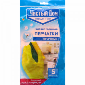 Инв – Перчатки Латексные – Хозяйственные – S – 12шт\уп – ГрБел – арт\6 – 0892