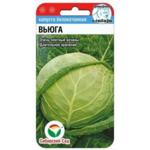 Сем – Капуста – Б\к – » Вьюга » – ц\п СибСад – 0,3г